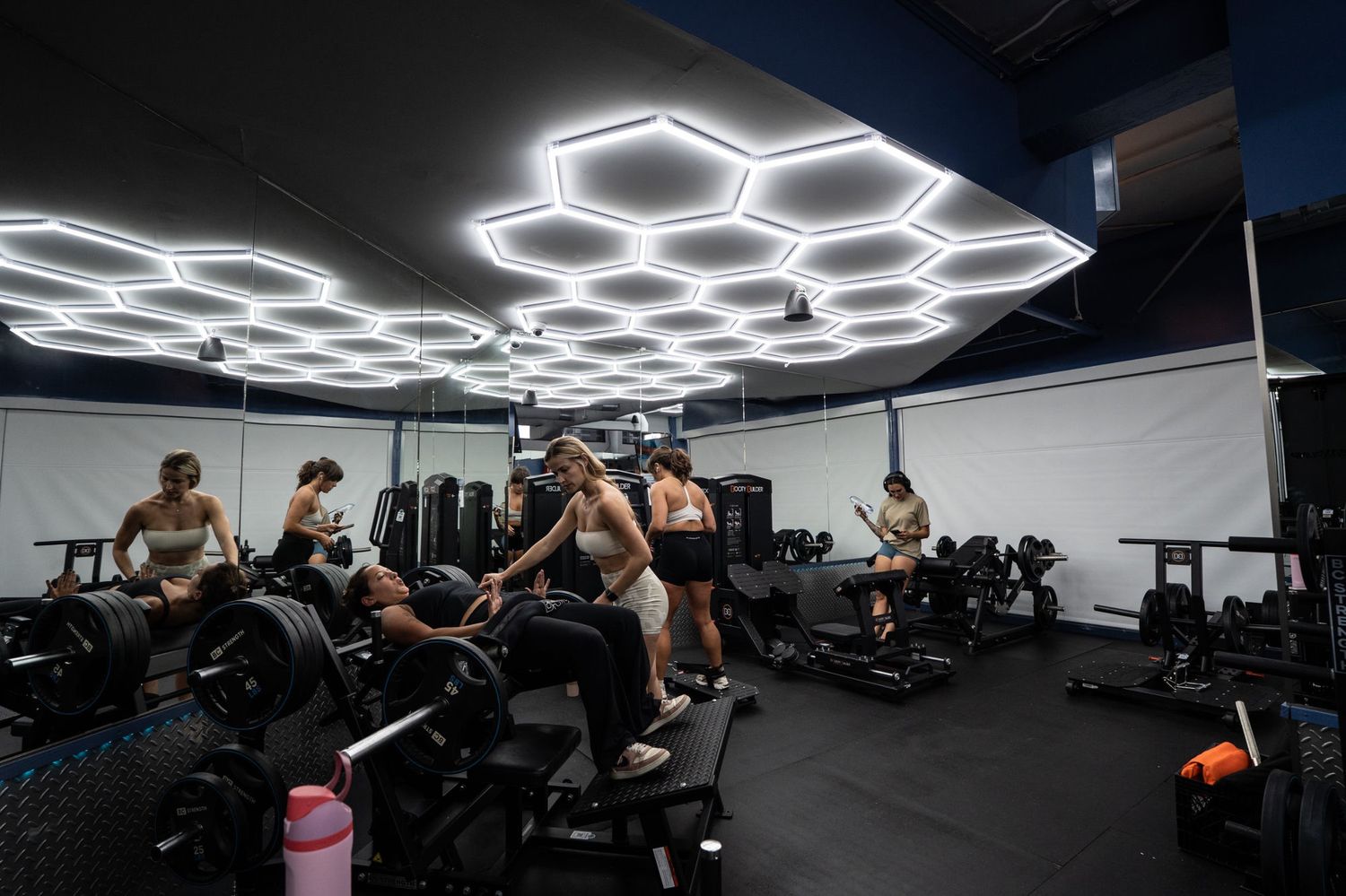 Strength training floor